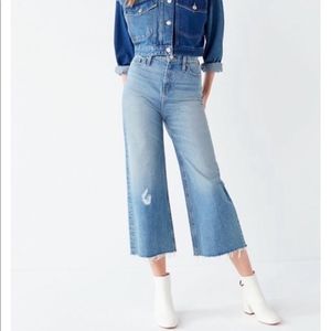 Urban Outfitter BDG Cropped Denim Culotte Jean